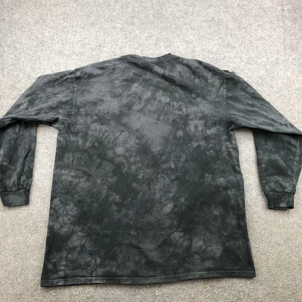 The Mountain Shirt Mens XL Black Bald Eagle American Flag Graphic Long Sleeve - Picture 6 of 9